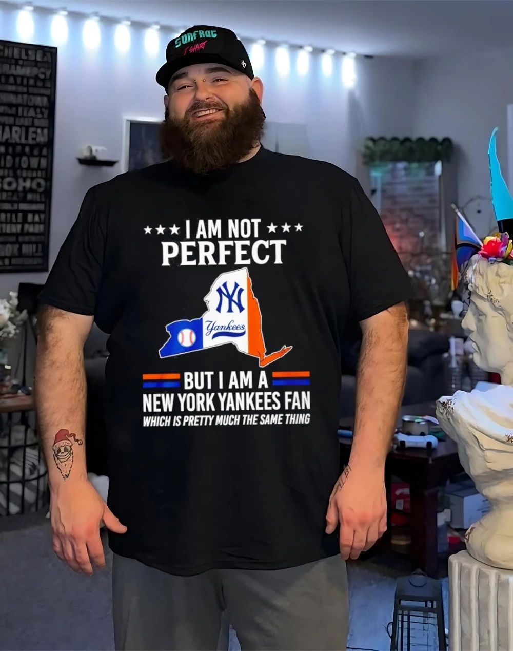 I am not perfect but I am a New York Yankees Fan which is pretty much the same thing shirt