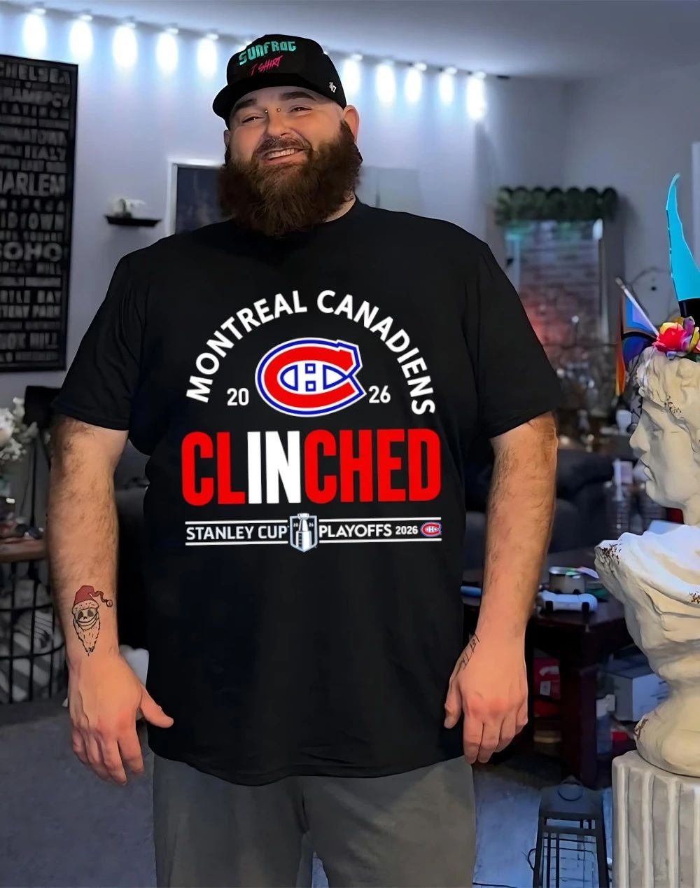 Montreal Canadiens Hockey Clinched Stanley Cup Playoffs 2026 shirt