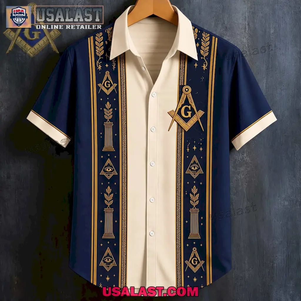 Freemasonry Masonic Brotherhood Virtue Knowledge Premium Hawaiian Shirt