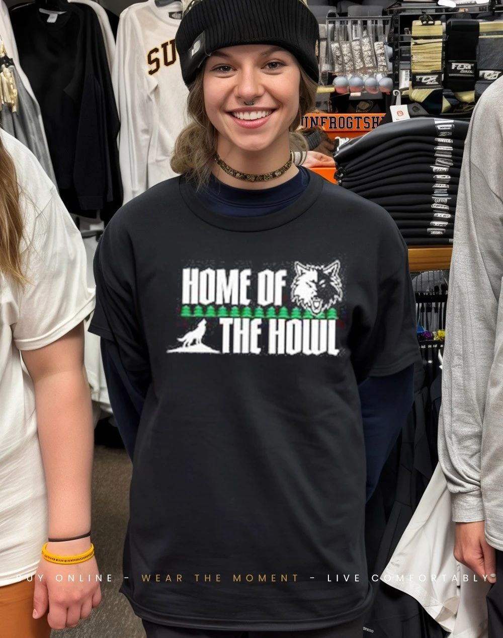 Minnesota Timberwolves home of the Howl Front and Back shirt