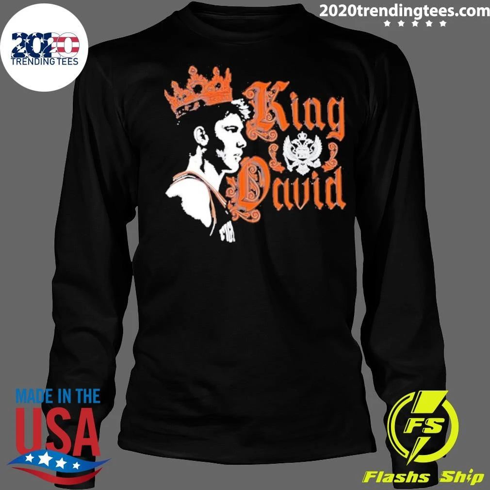 David Mirkovic Illinois Fighting Illini Men’s Basketball King David Shirt