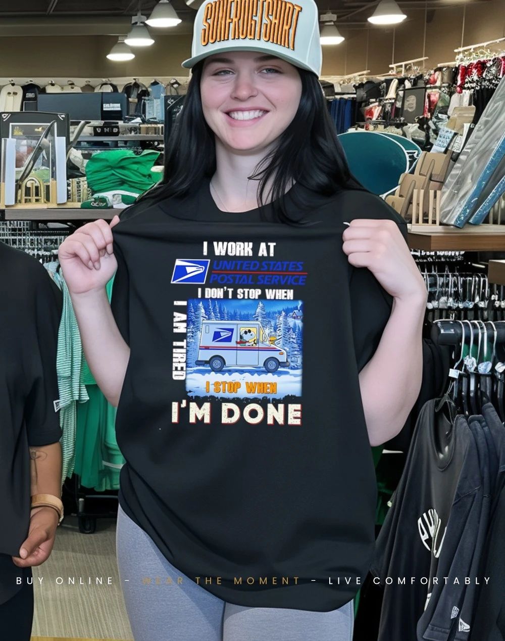 USPS I don’t stop when I am tired I’m done shirt