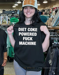 Diet Coke soda powered fuck machine shirt