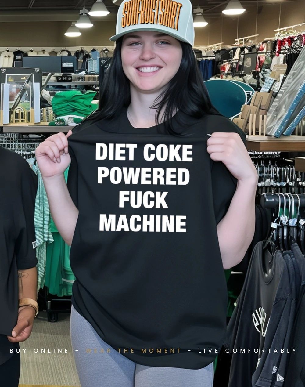 Diet Coke soda powered fuck machine shirt