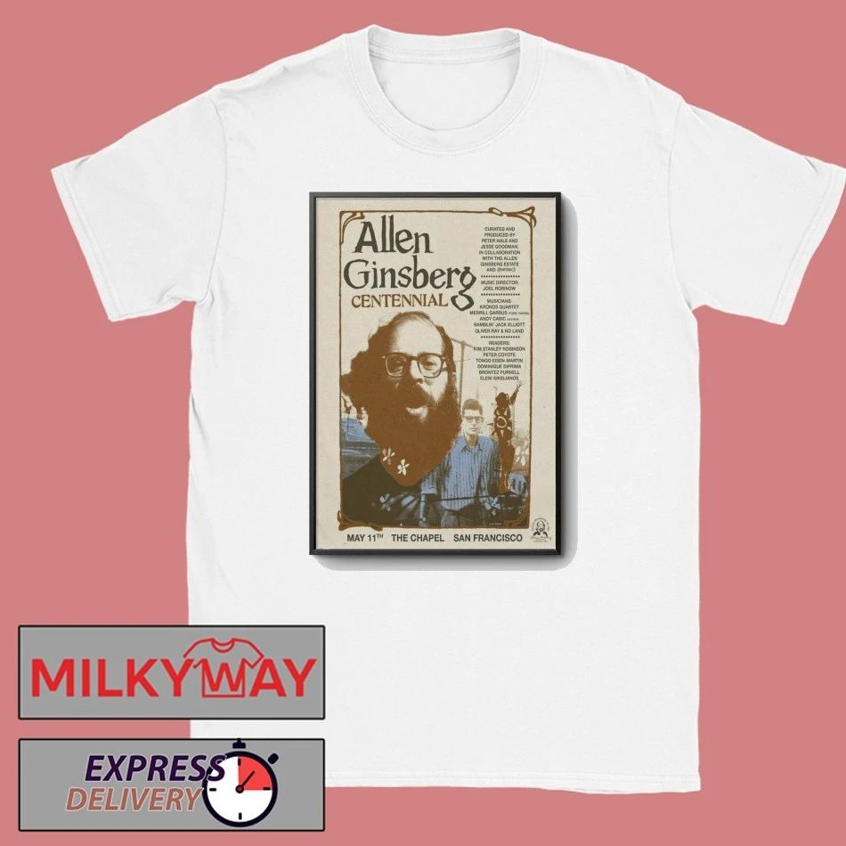 May 11 2026 Allen Ginsberg Poster The Chapel, San Francisco LIMITED shirt