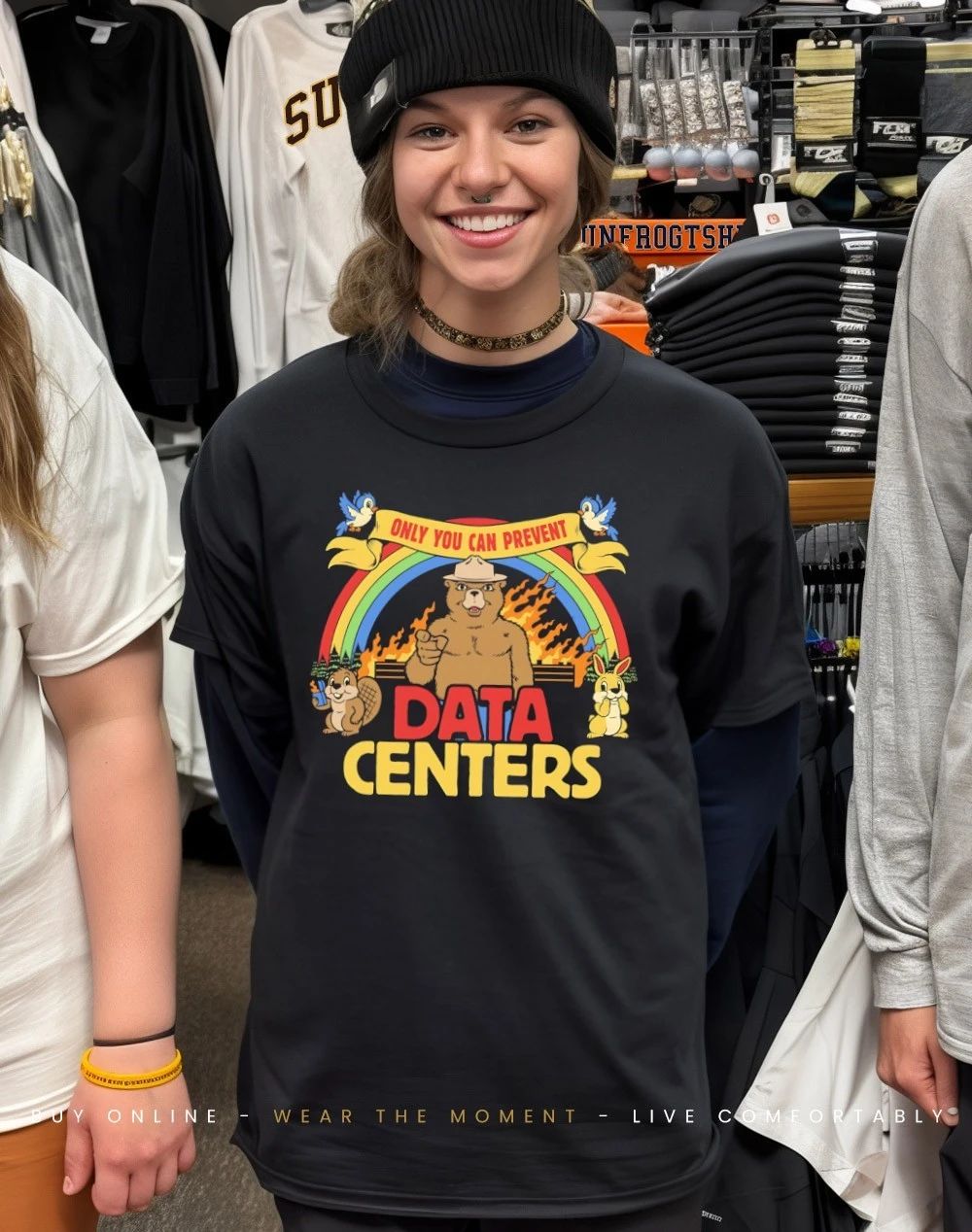 Data Centers only you can prevent shirt