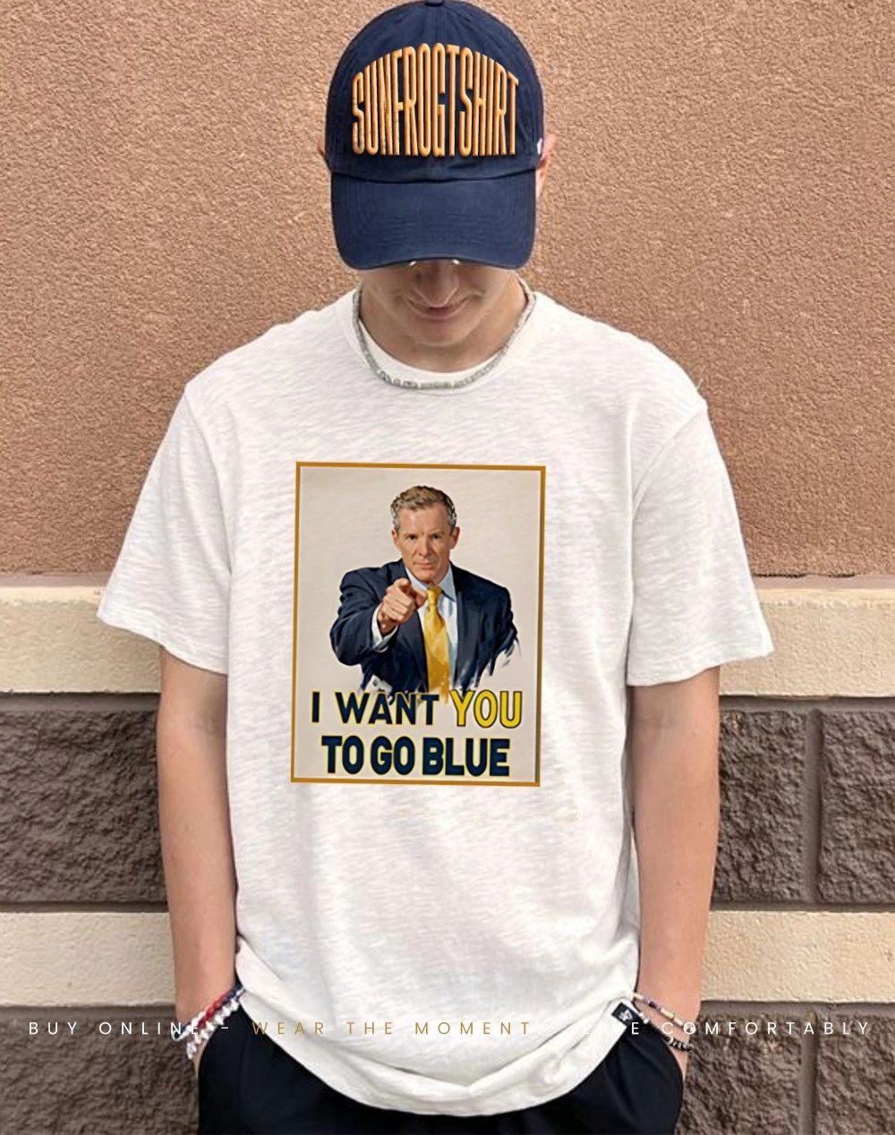 I Want You To Go Blue Michigan Coach shirt