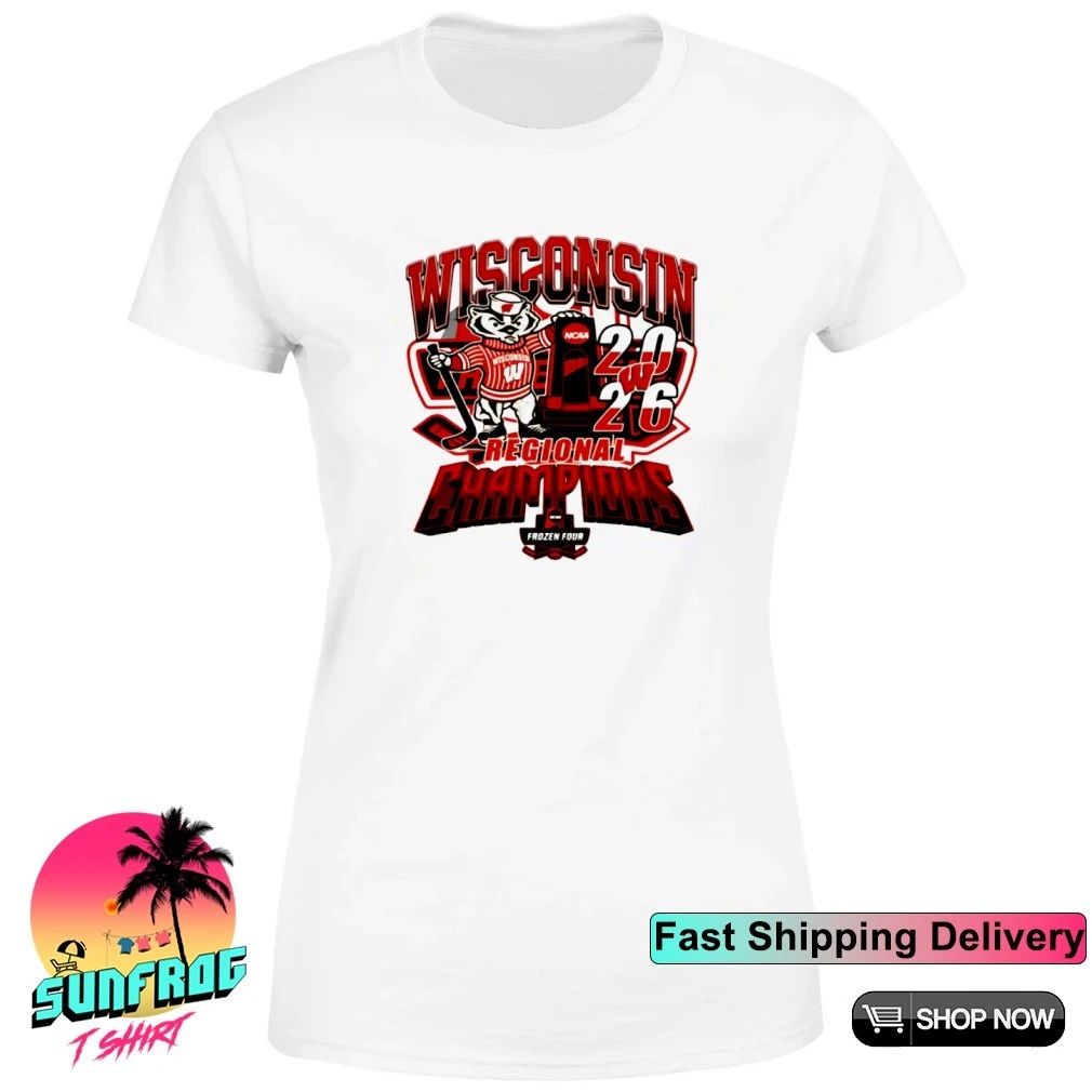 Wisconsin Badgers Regional Champions 2026 mascot shirt