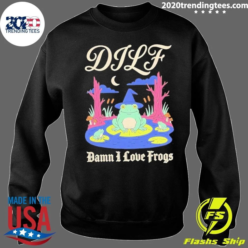 Dilf Damn I Love Frogs Wizard Shirt