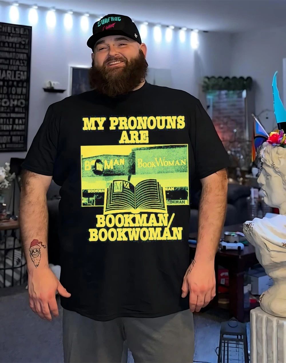 My Pronouns are BookMan BookWoman shirt
