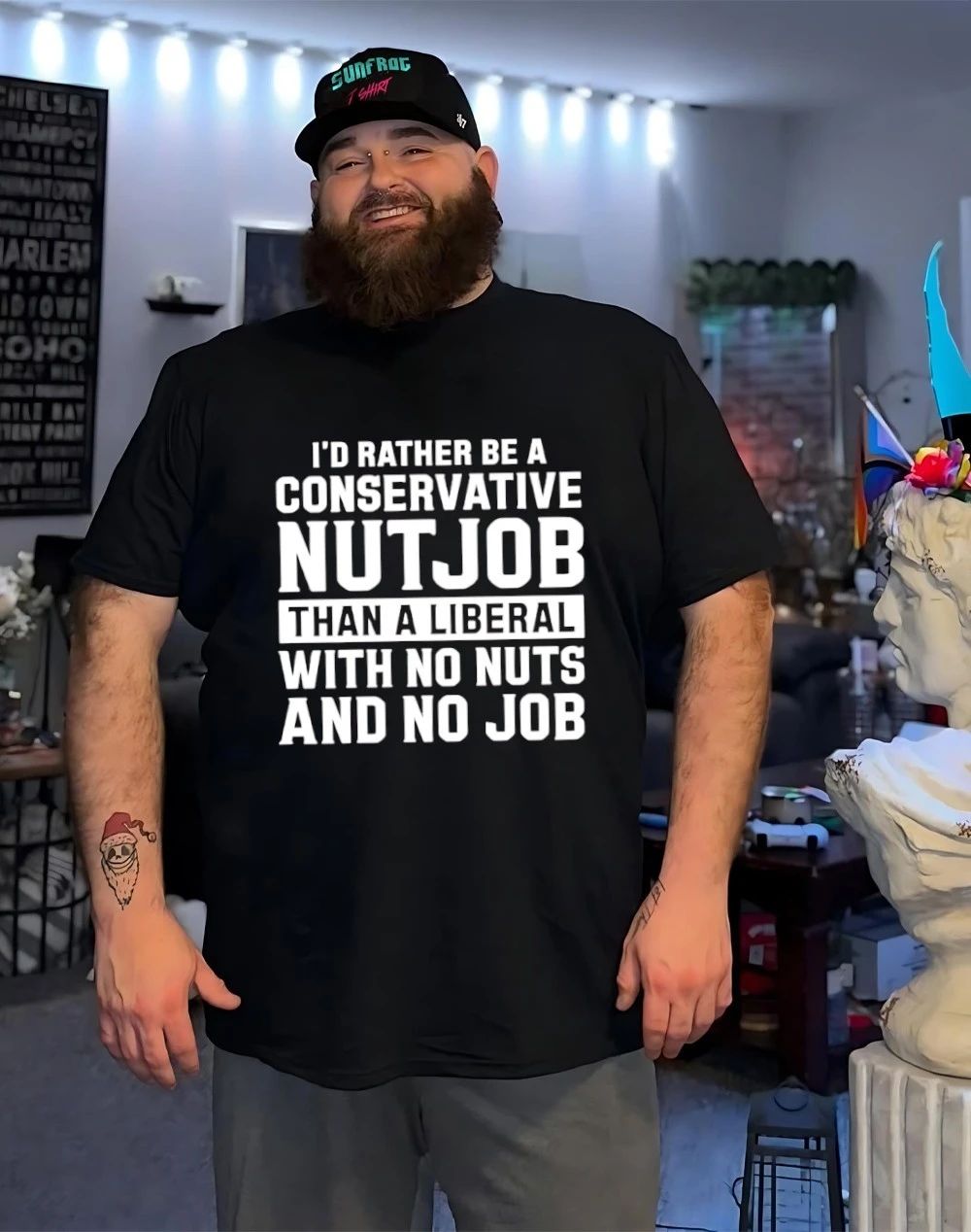 I’d rather be a conservative nutjob than a liberal with no nuts and no job shirt