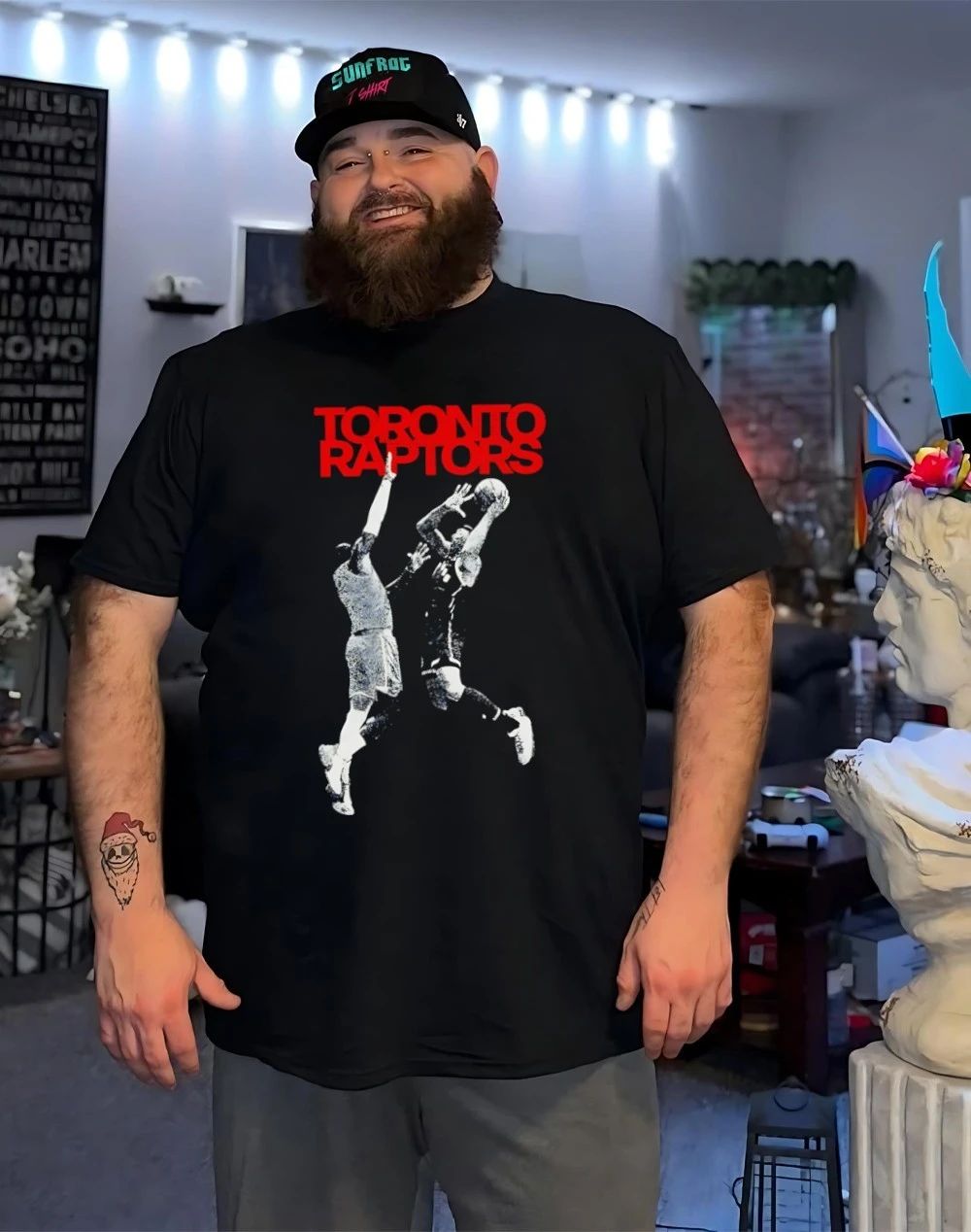 Toronto Raptors Luxe Signature Dunk graphic shirt