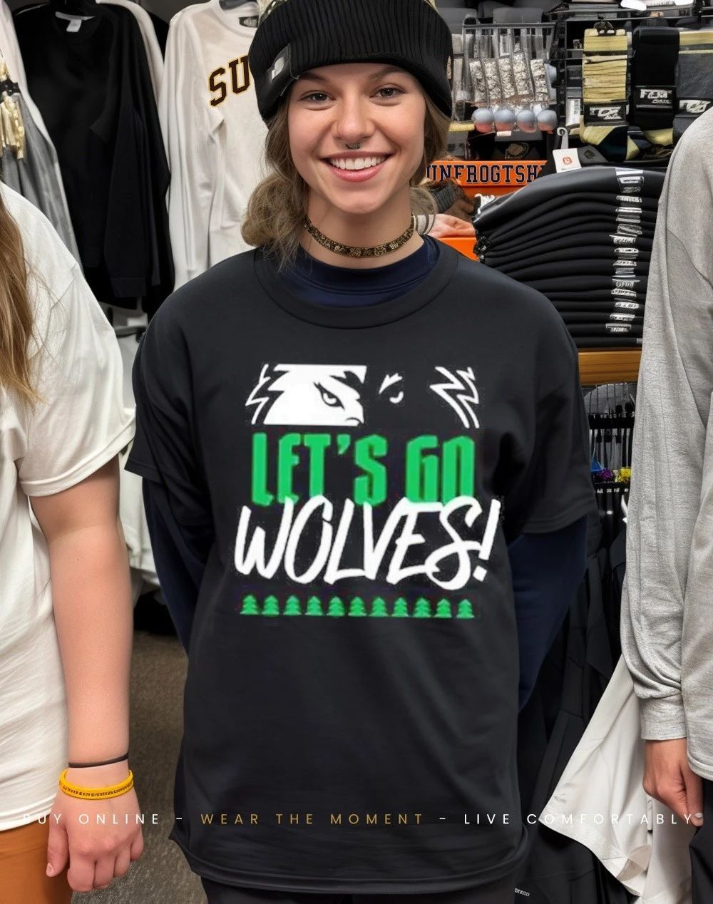 Minnesota Timberwolves let’s go Wolves front and back shirt