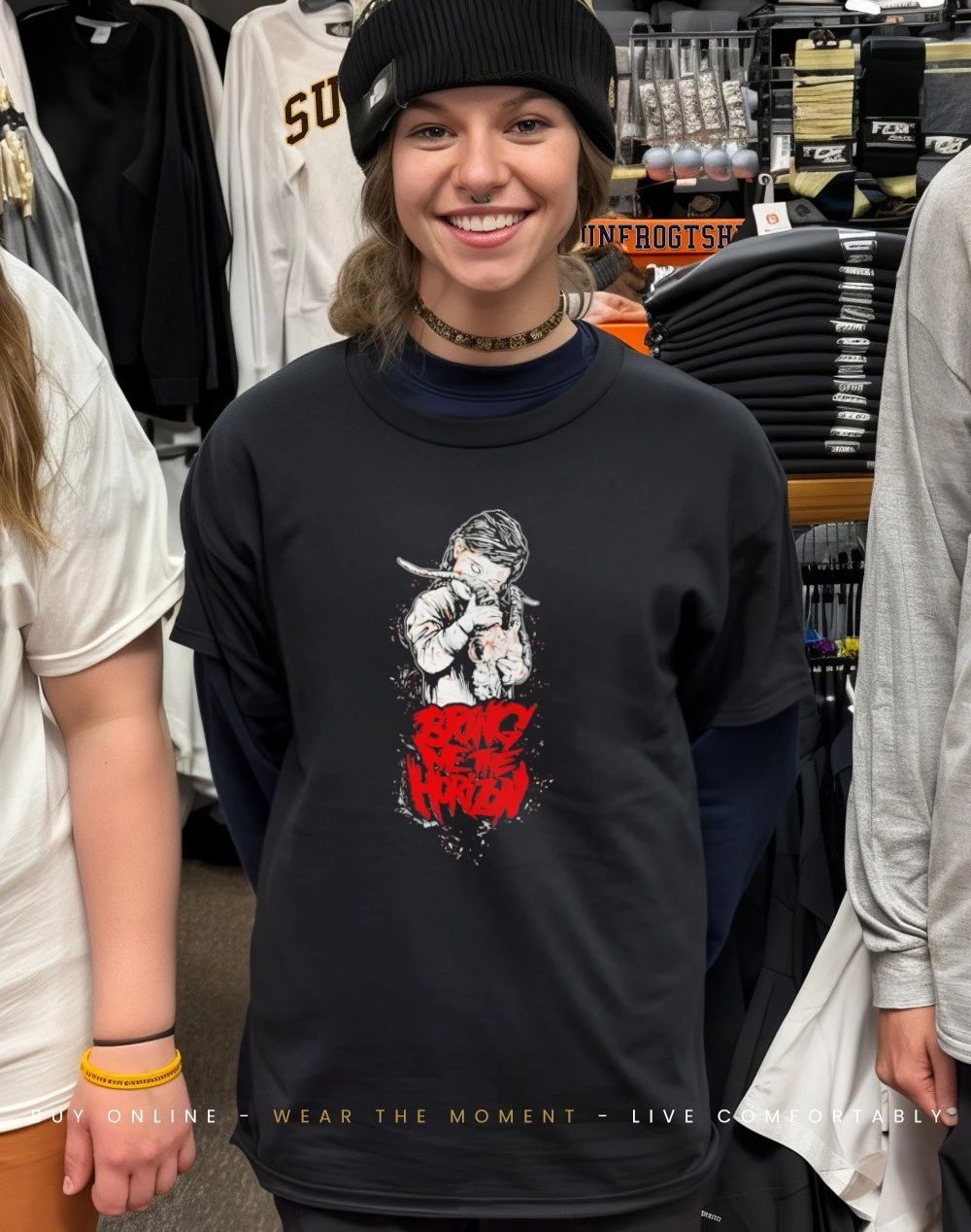 Goat girl bring me the horizon shirt