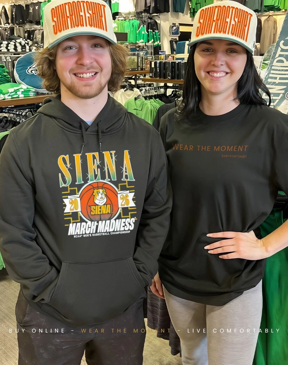 Siena Saints MBB 2026 March Madness logo shirt