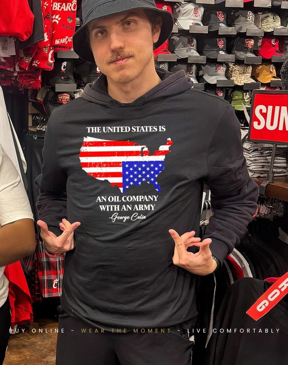 The United States is an oil company with an army George Calin shirt