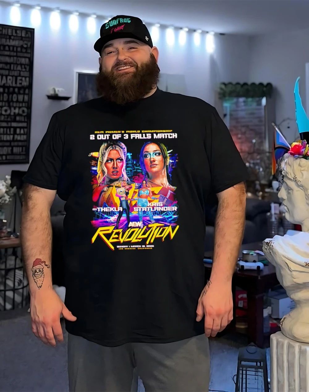 Thekla vs Kris Statlander AEW Revolution 2026 Matchup shirt