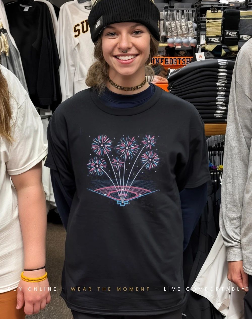 Bombs Bursting In Air Baseball shirt