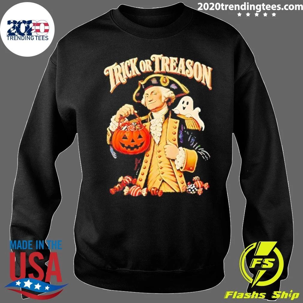 George Washington Trick Or Treason 2026 Halloween Shirt