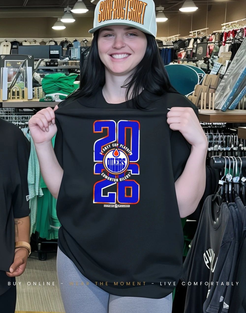 Edmonton Oilers Youth 2026 Stanley Cup Playoffs Participant shirt