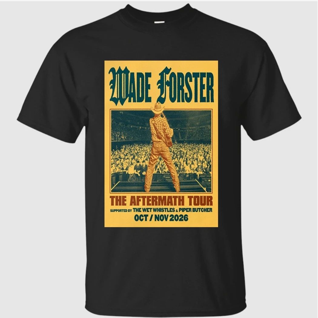Wade Forster The Aftermath Tour 2026 Poster Shirt