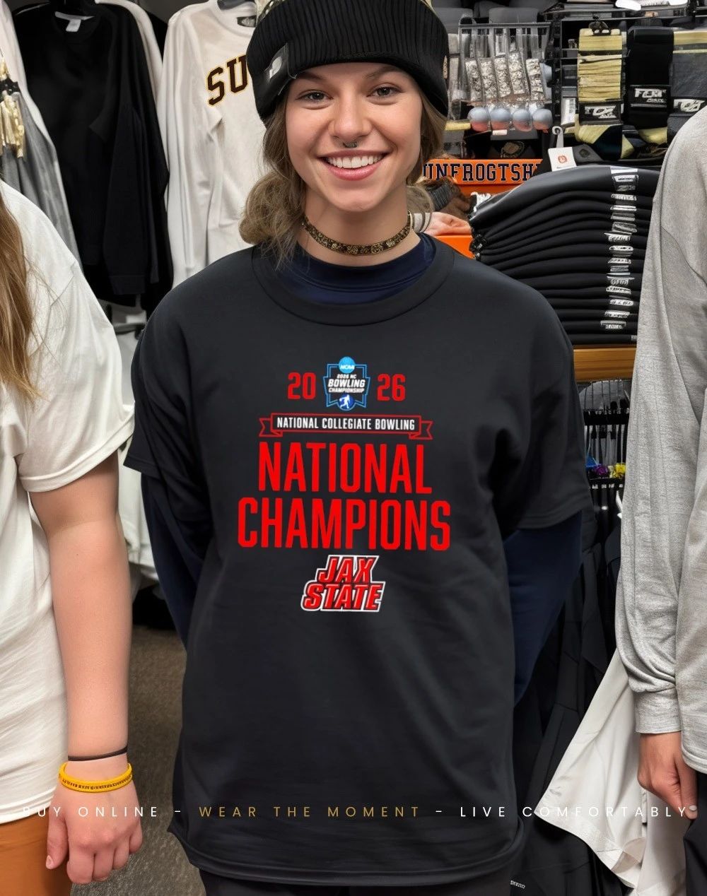 Jacksonville State Gamecocks 2026 NCAA Bowling National Champions logo shirt