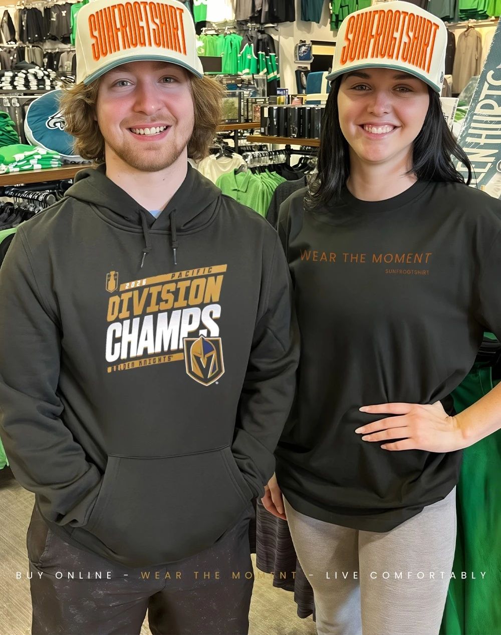 Vegas Golden Knights 2026 Pacific Division Champions Locker Room shirt