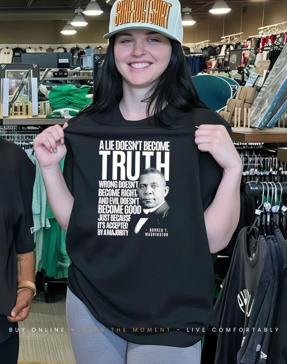 Booker T Washington a lie doesn’t become Truth shirt