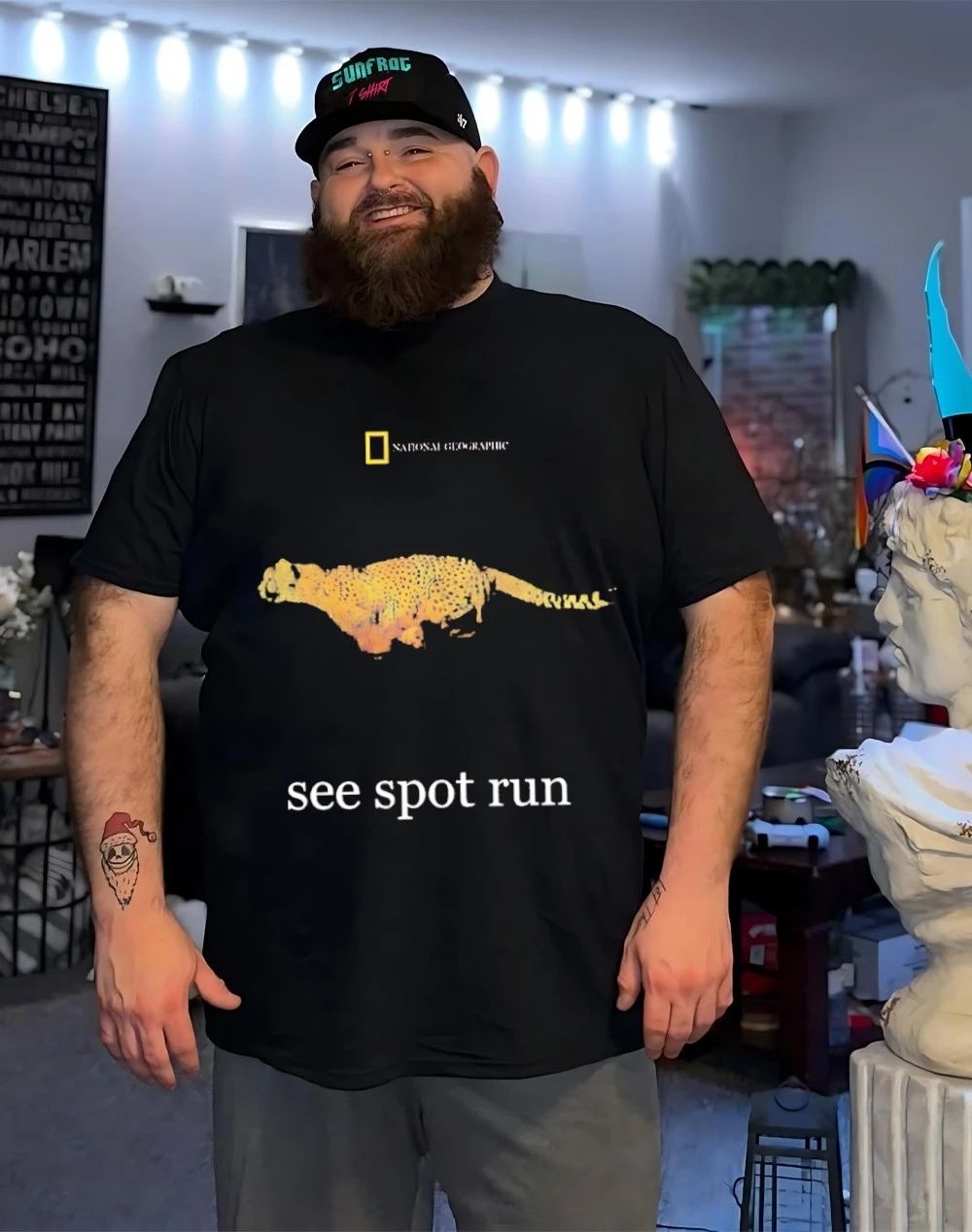 National Geographic Cheetah See Spot Run 2000’s shirt