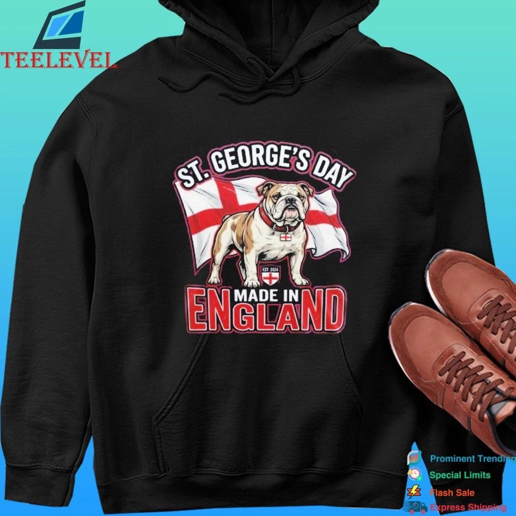 St George’s Day Bulldog For Men Made In England Shirt