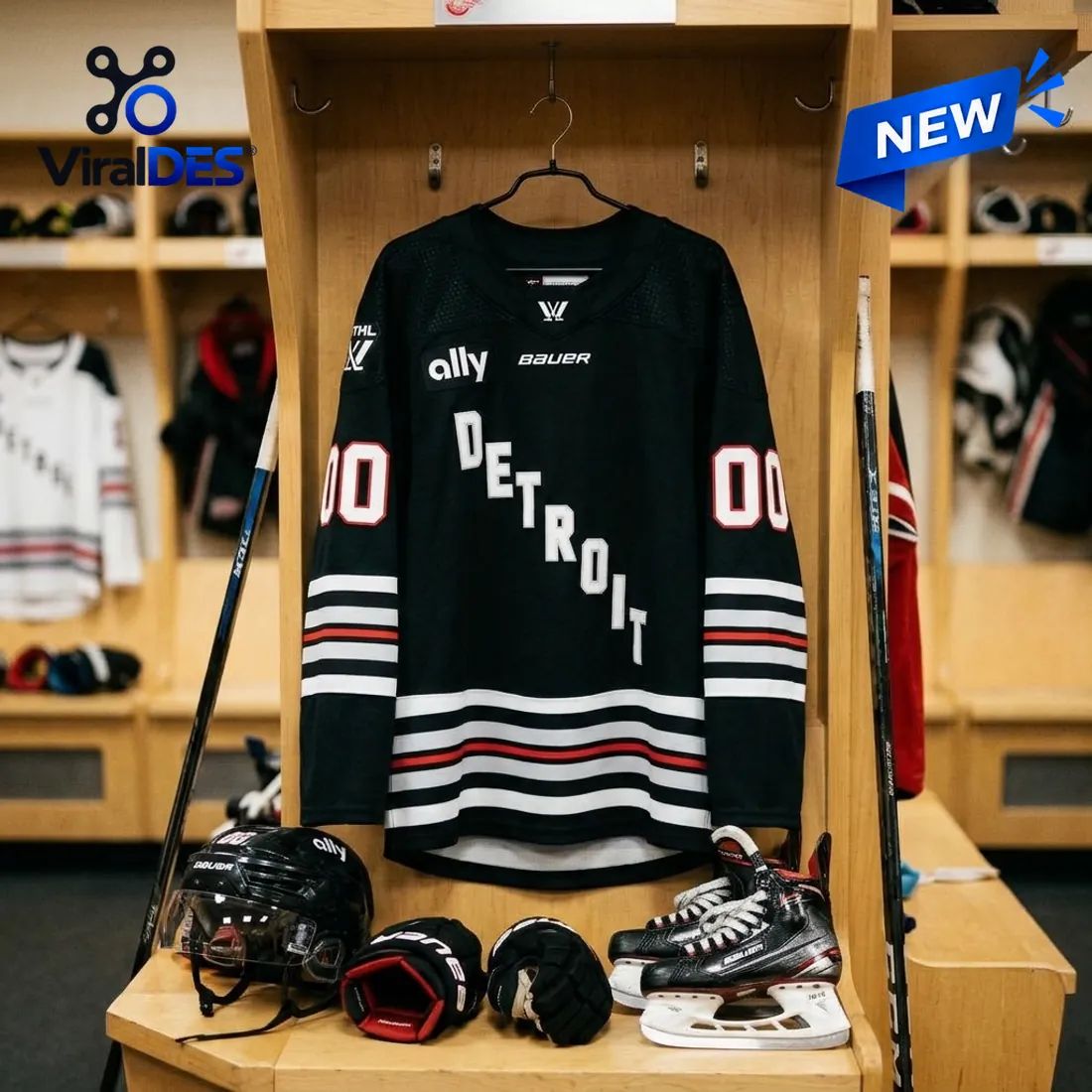 PWHL Detroit 2026 Personalized Hockey Jersey