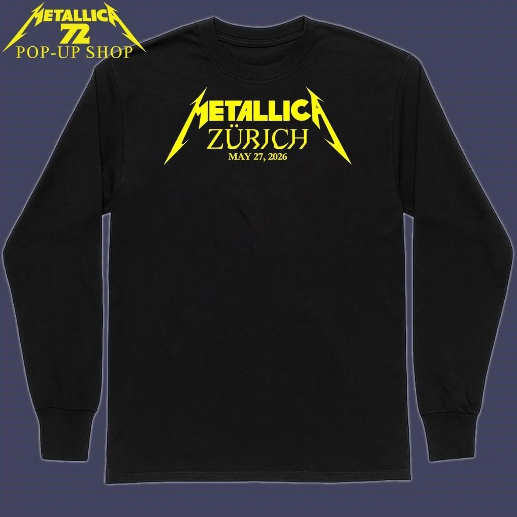 Metallica M72 Zürich 2026 Switzerland T-Shirt