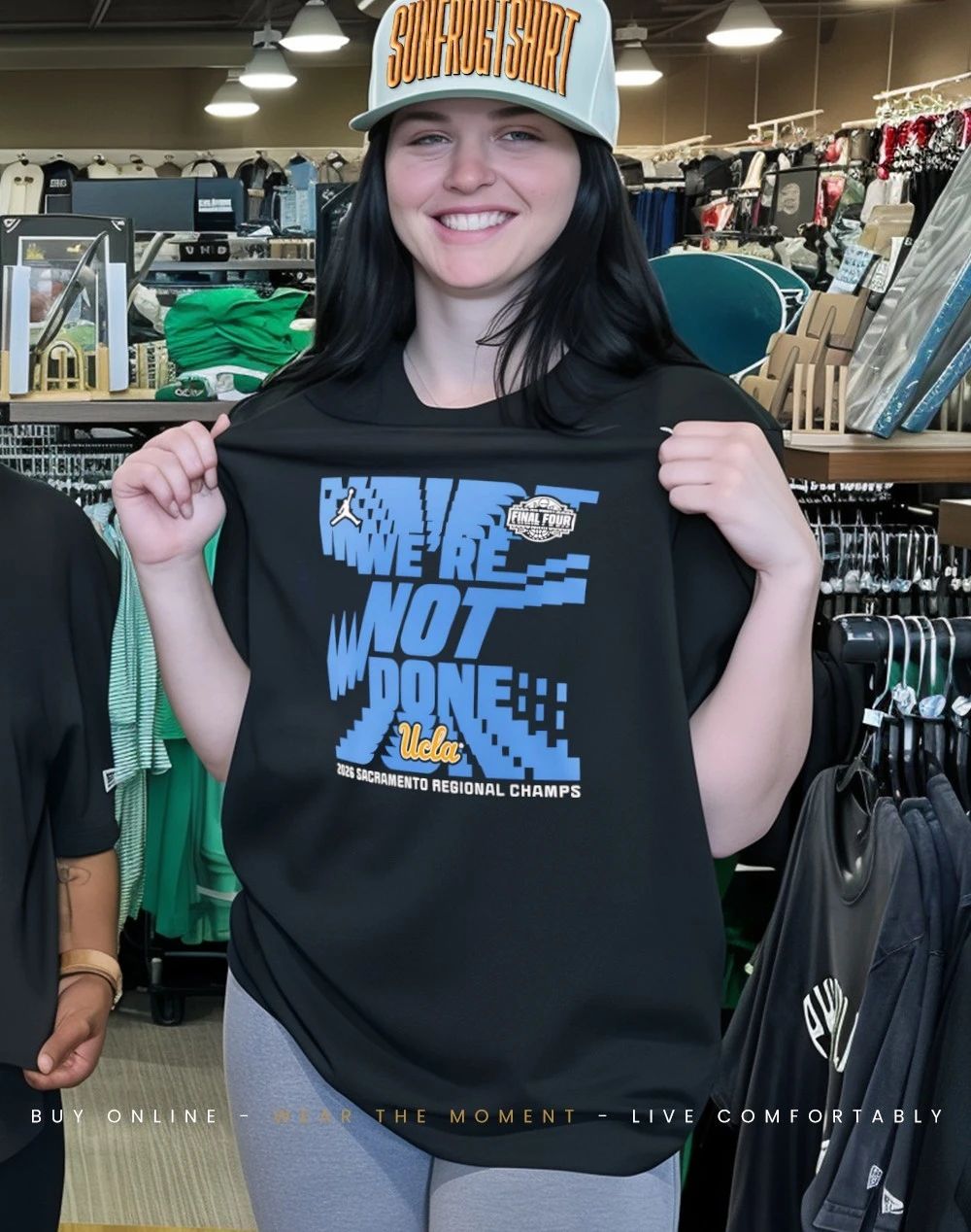 UCLA Bruins 2026 NCAA Women’s Basketball Tournament March Madness Final Four Locker Room shirt
