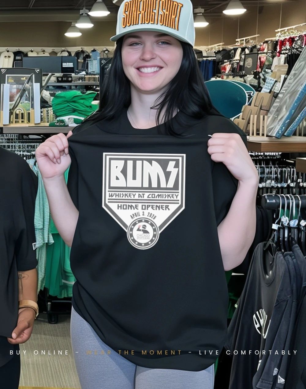 Bums whiskey at comiskey home opener Chicago shirt