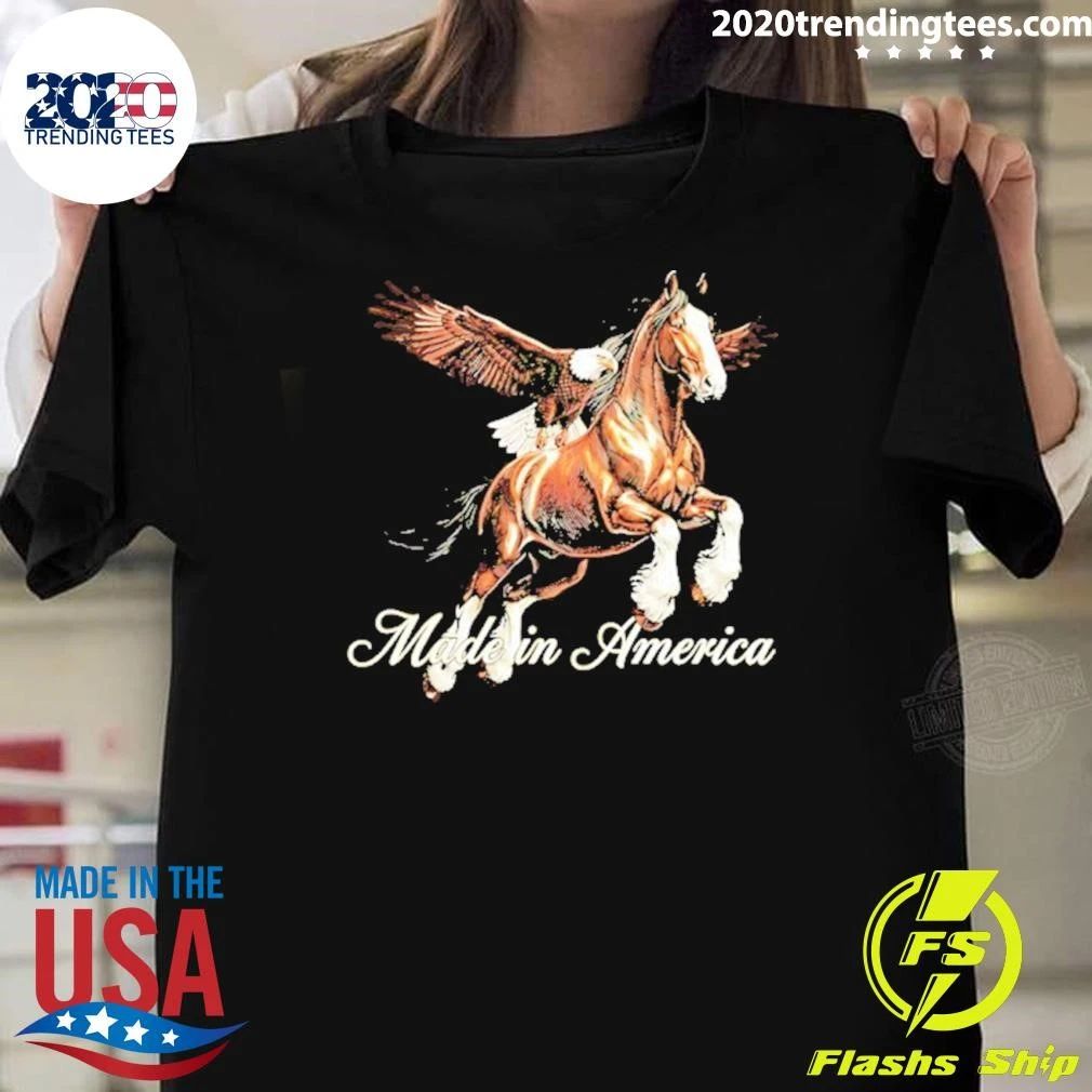 Horse And Eagle Made In America Shirt