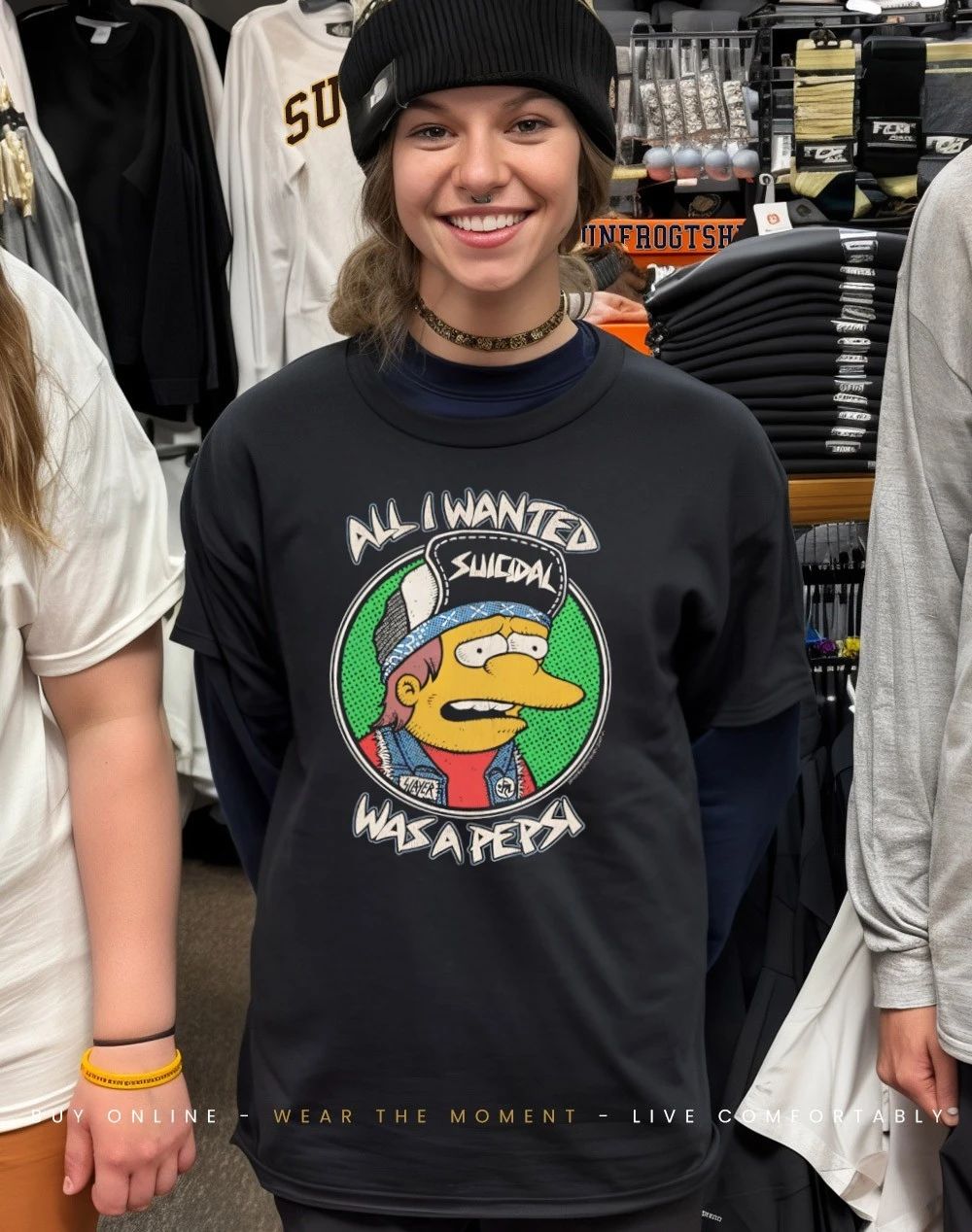 Bart Simpson all I wanted was a Pepsi shirt