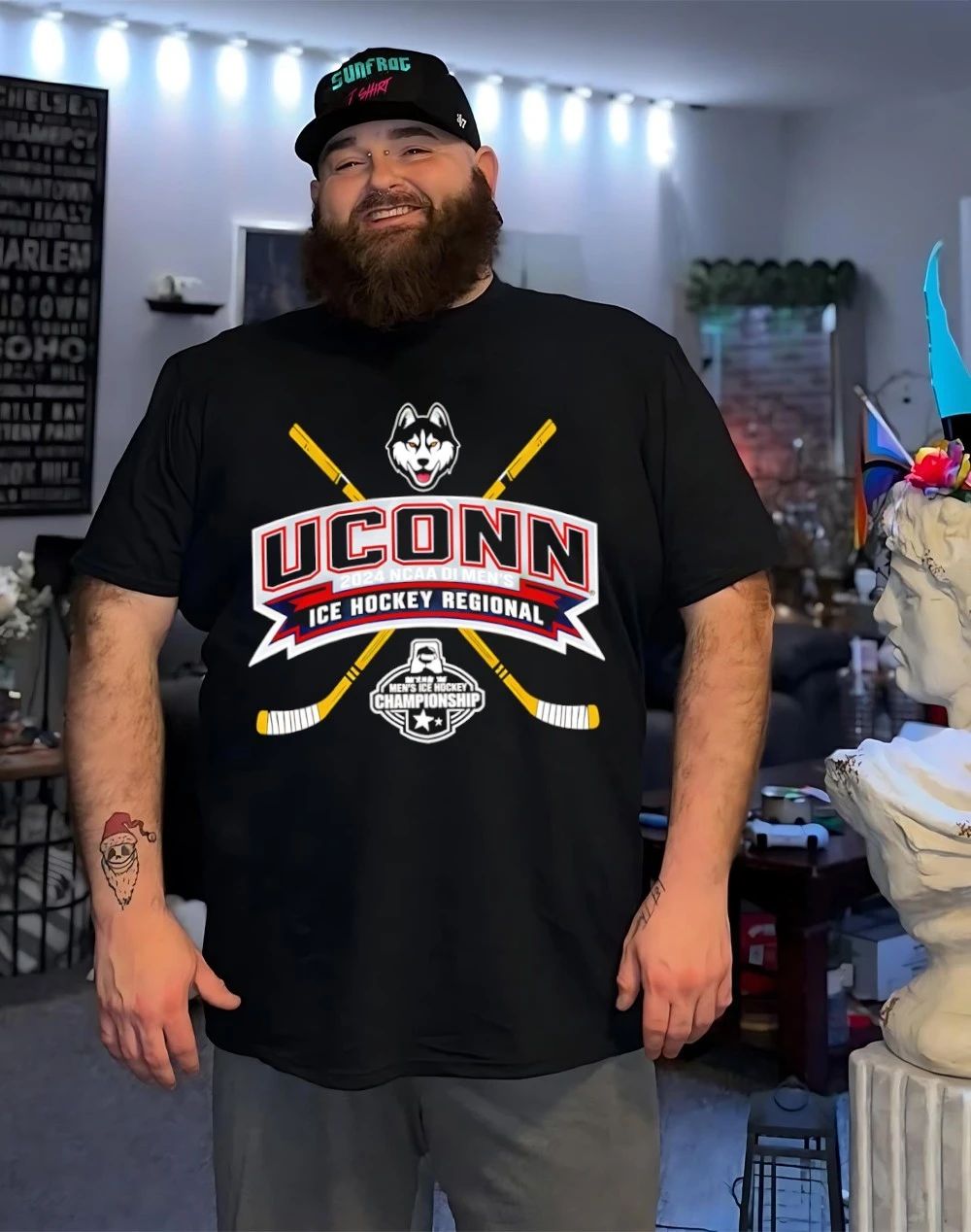 UConn Huskies 2026 NCAA DI Men’s Ice Hockey Regional shirt