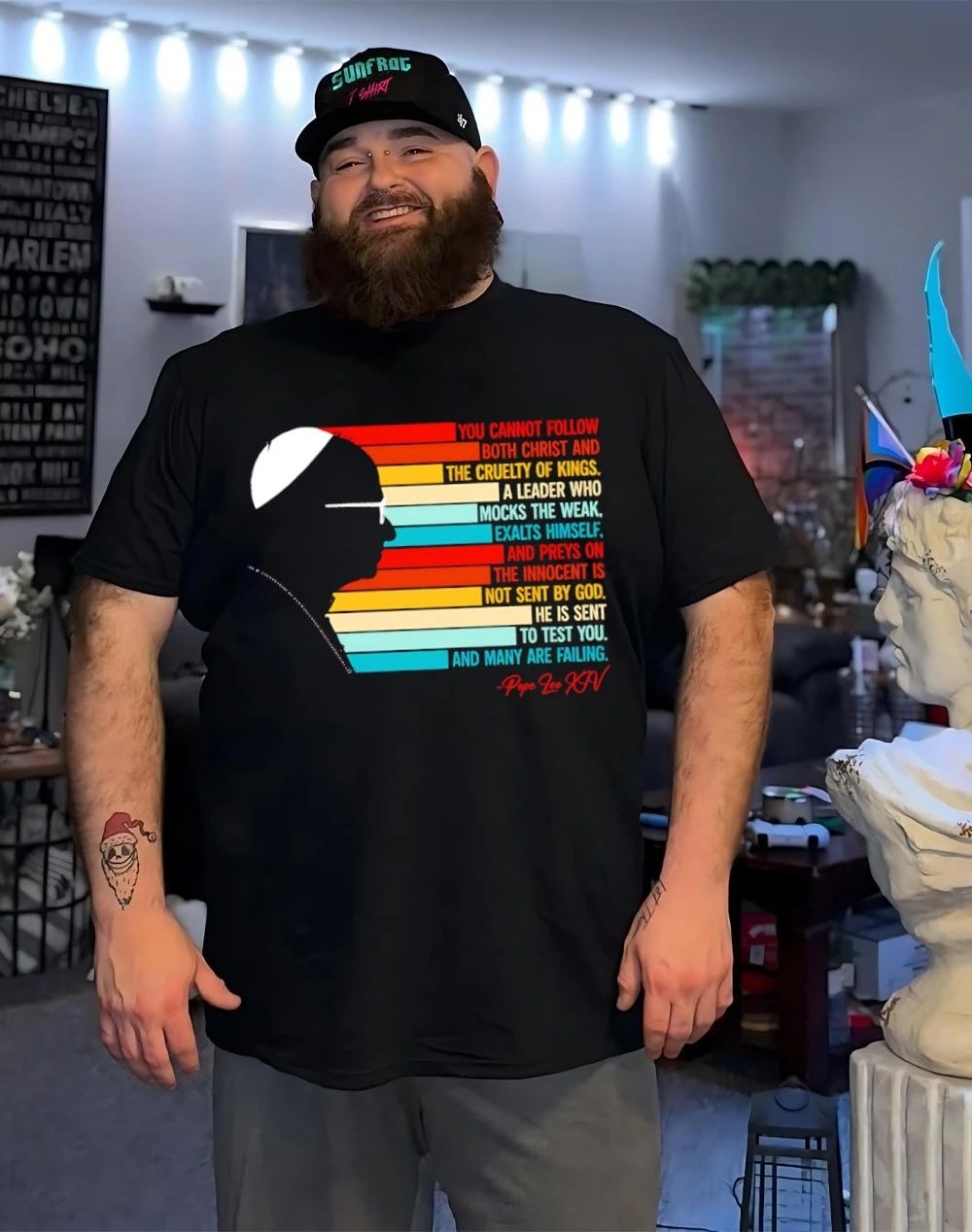 You cannot follow both Christ and the cruelty of Kings Pope Leo XIV shirt