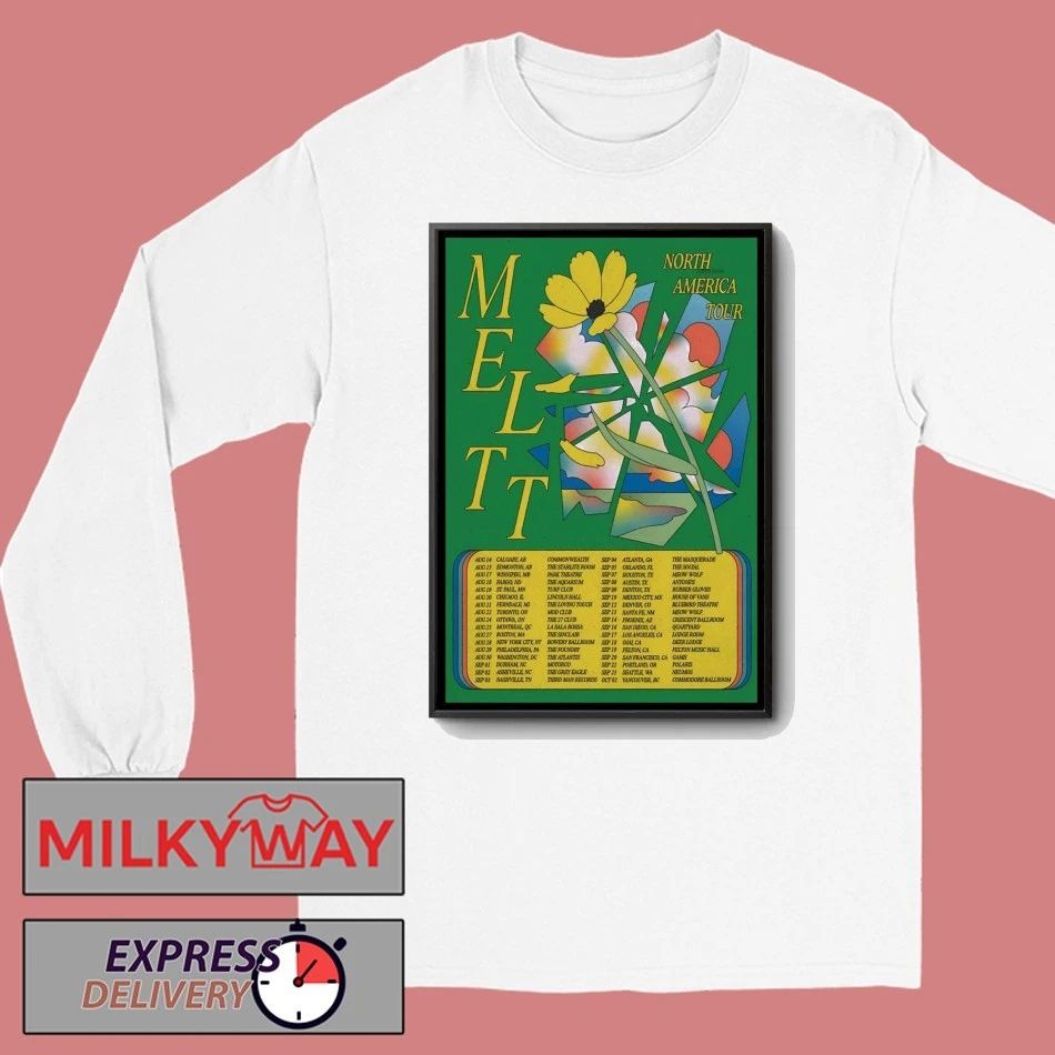 Meltt North America 2026 Tour Poster shirt