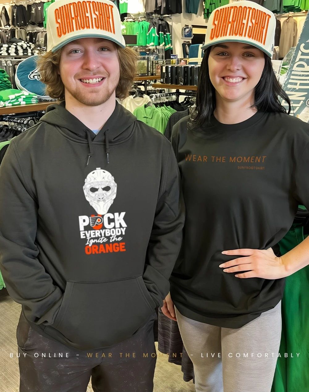 Philadelphia Flyers Believe Mask Flyers Puck Everybody Ignite The Orange shirt
