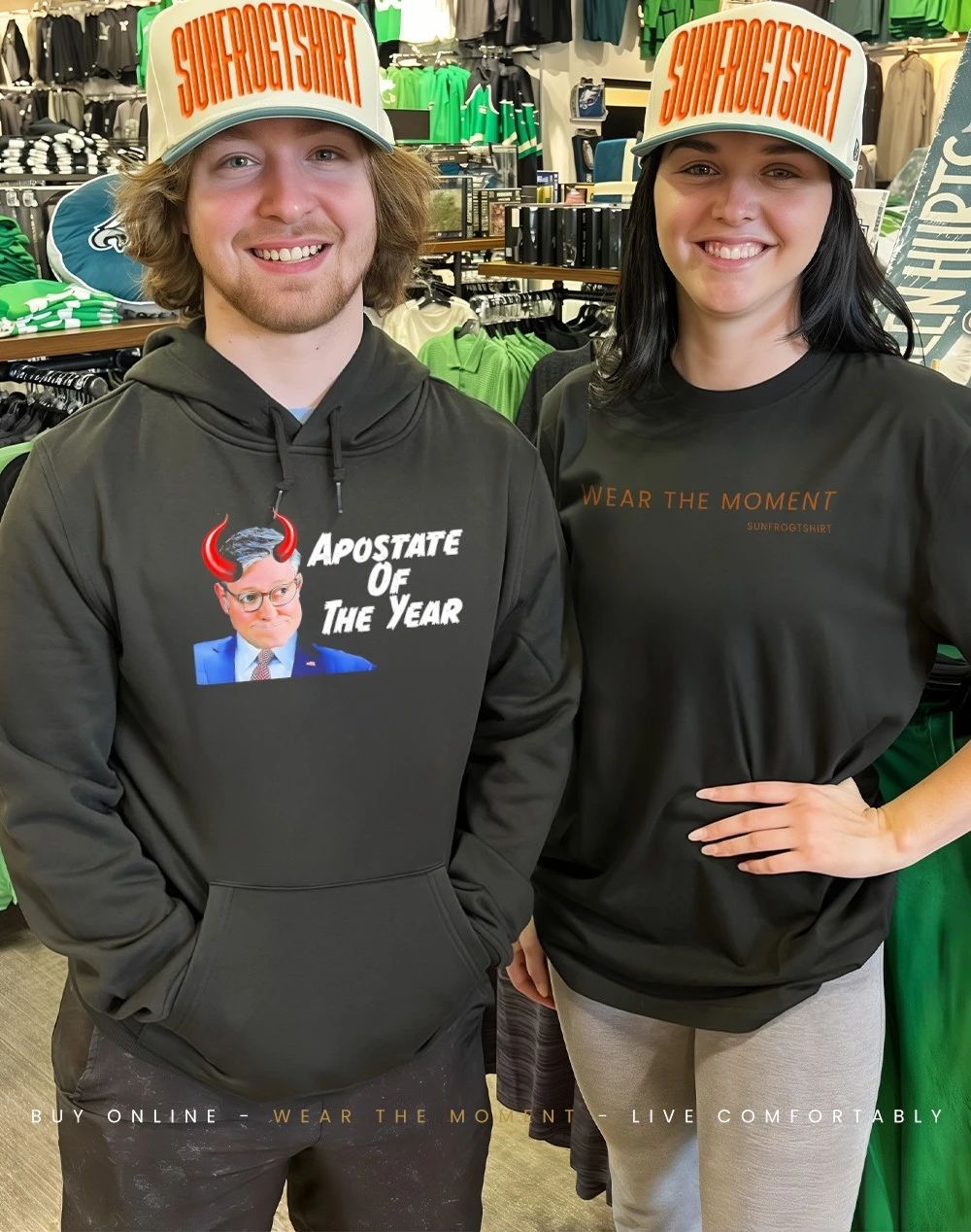 Mike Johnson devil apostate of the year shirt