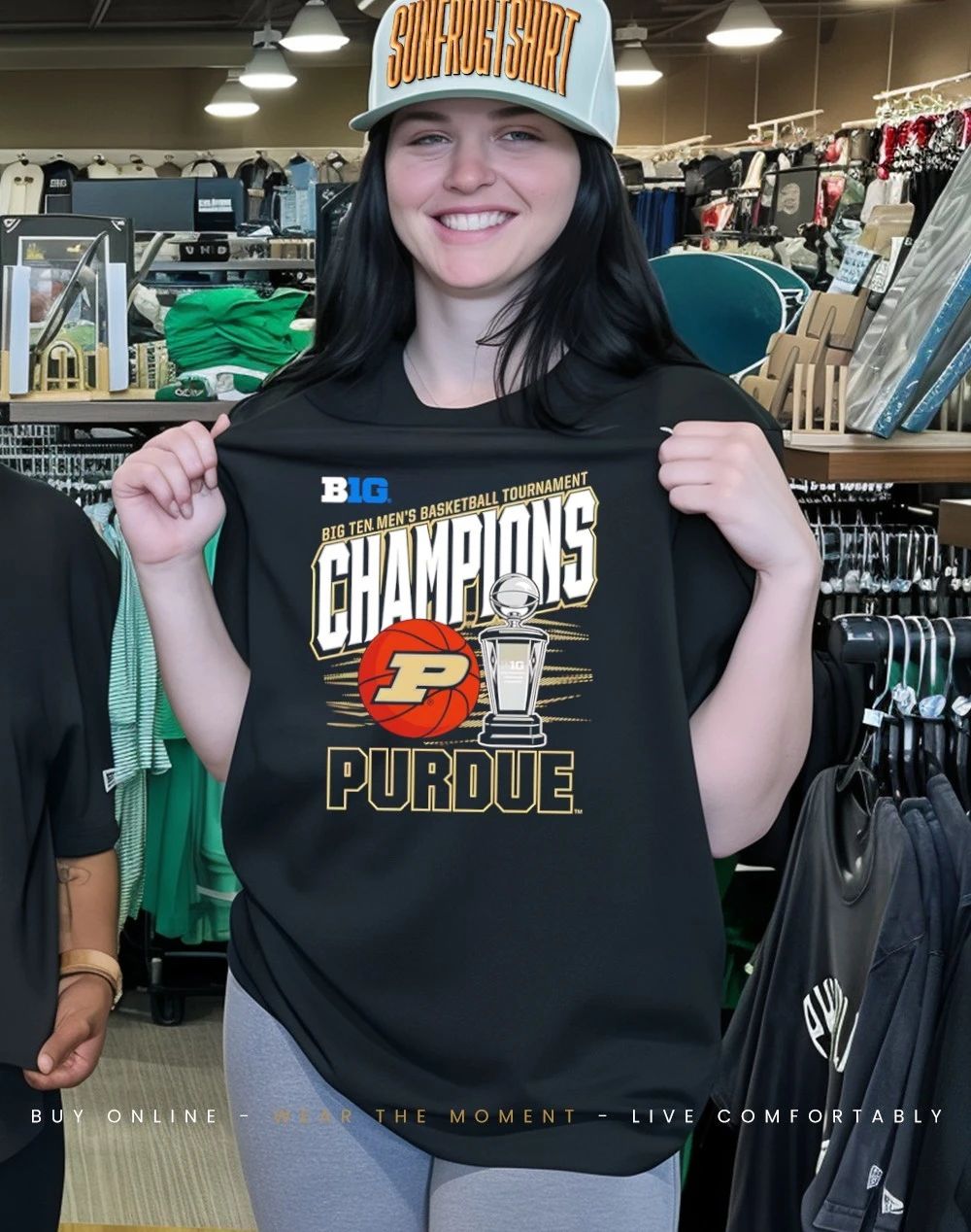 Purdue Boilermakers 2026 Big Ten Men’s Basketball Tournament Champions Trophy vintage shirt