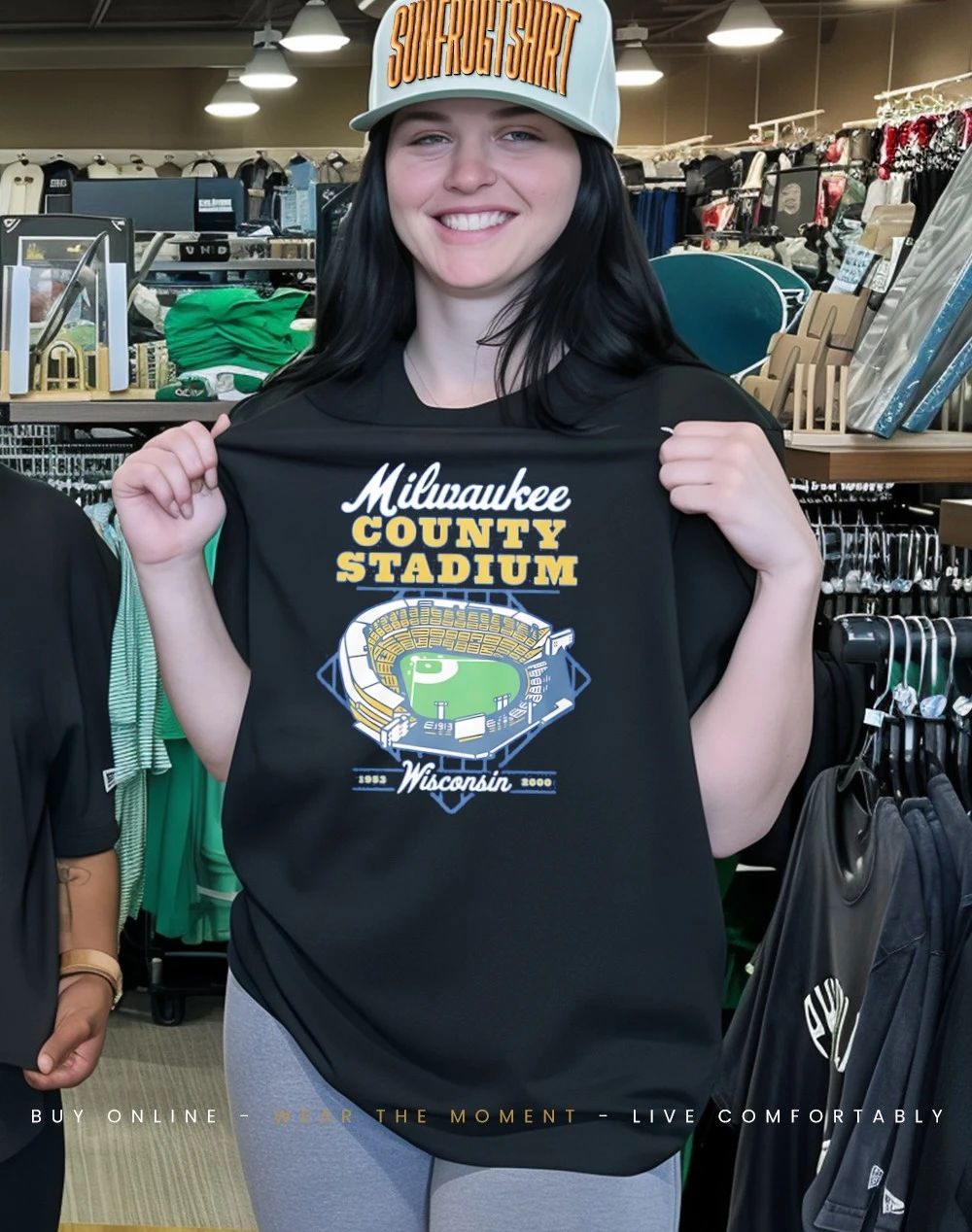 Milwaukee County Stadium Wisconsin stadium shirt
