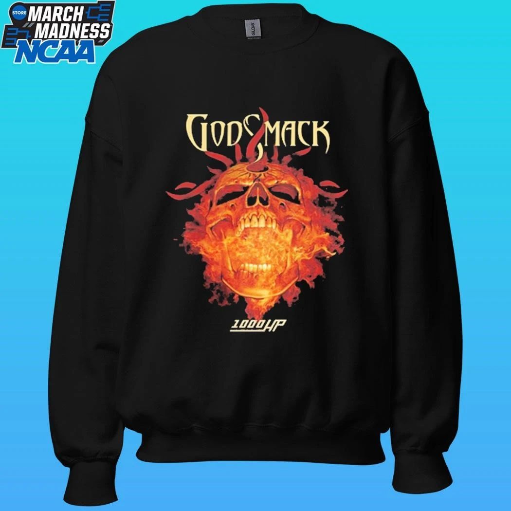 Godsmack 1000hp Skull Flames Shirt