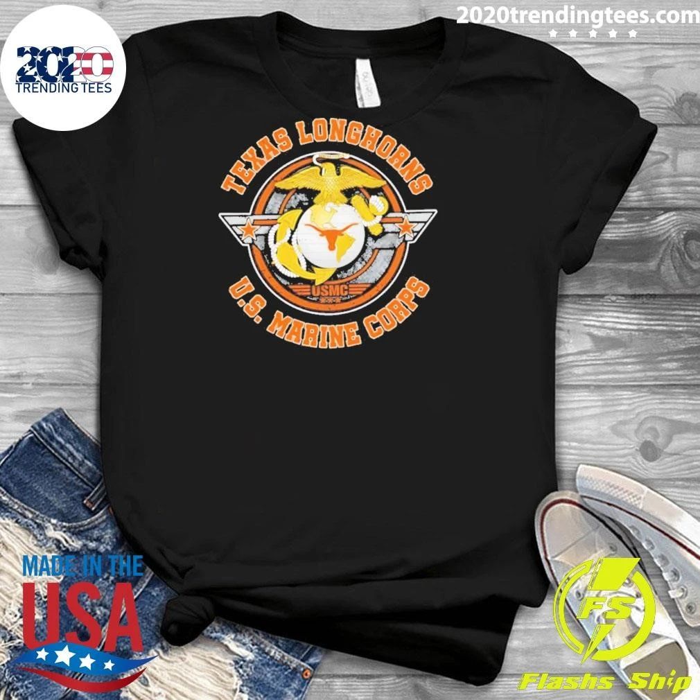 Longhorns Us Marine Corps Usmc Shirt