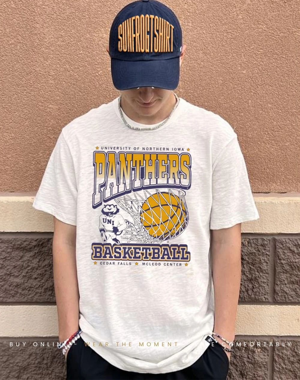 Northern Iowa Panthers Basketball Cedar Falls McLeod Center shirt