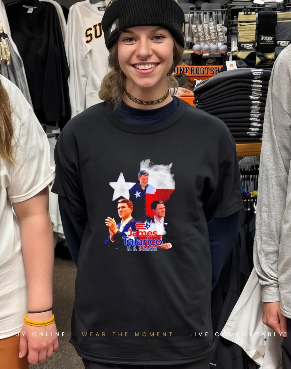 James Talarico U.S. Senate Talarico For Texas graphic shirt
