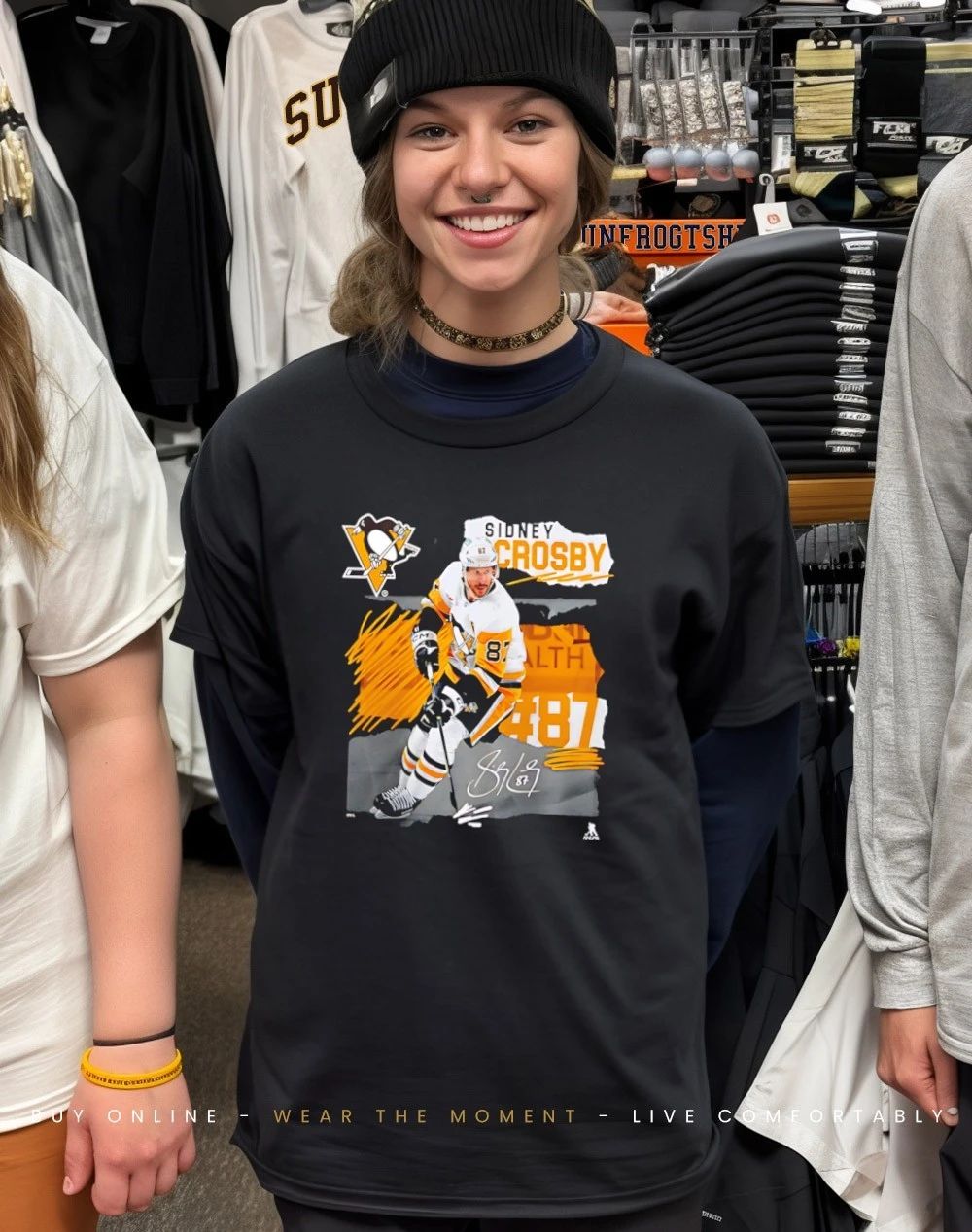 Pittsburgh Penguins Sidney Crosby Fresh Ice signature shirt