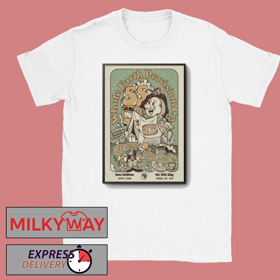 Whole Earth Provision Co. Dec 14 2025 In Austin TX Poster shirt