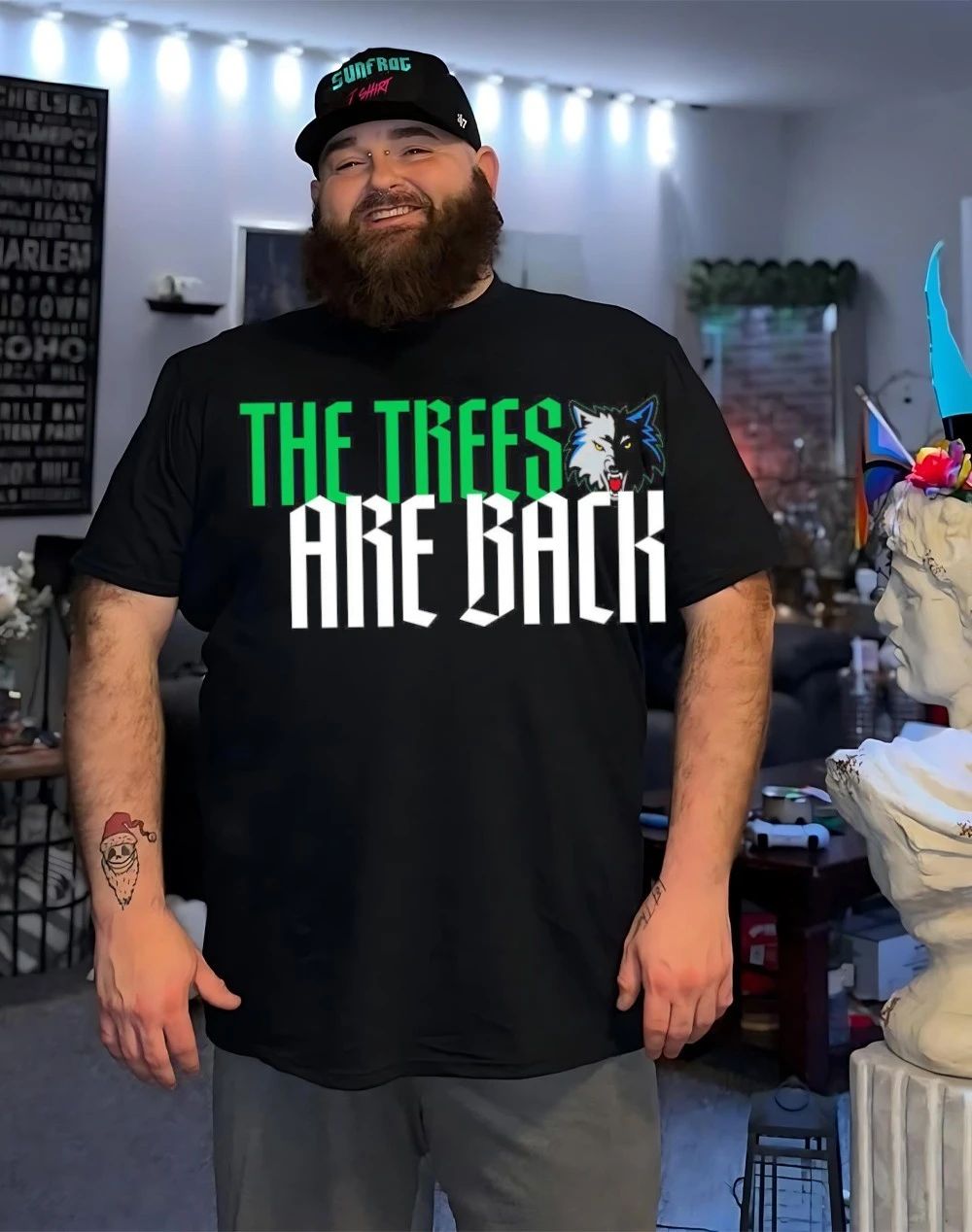 Minnesota Timberwolves the trees are back 2026 front and back shirt